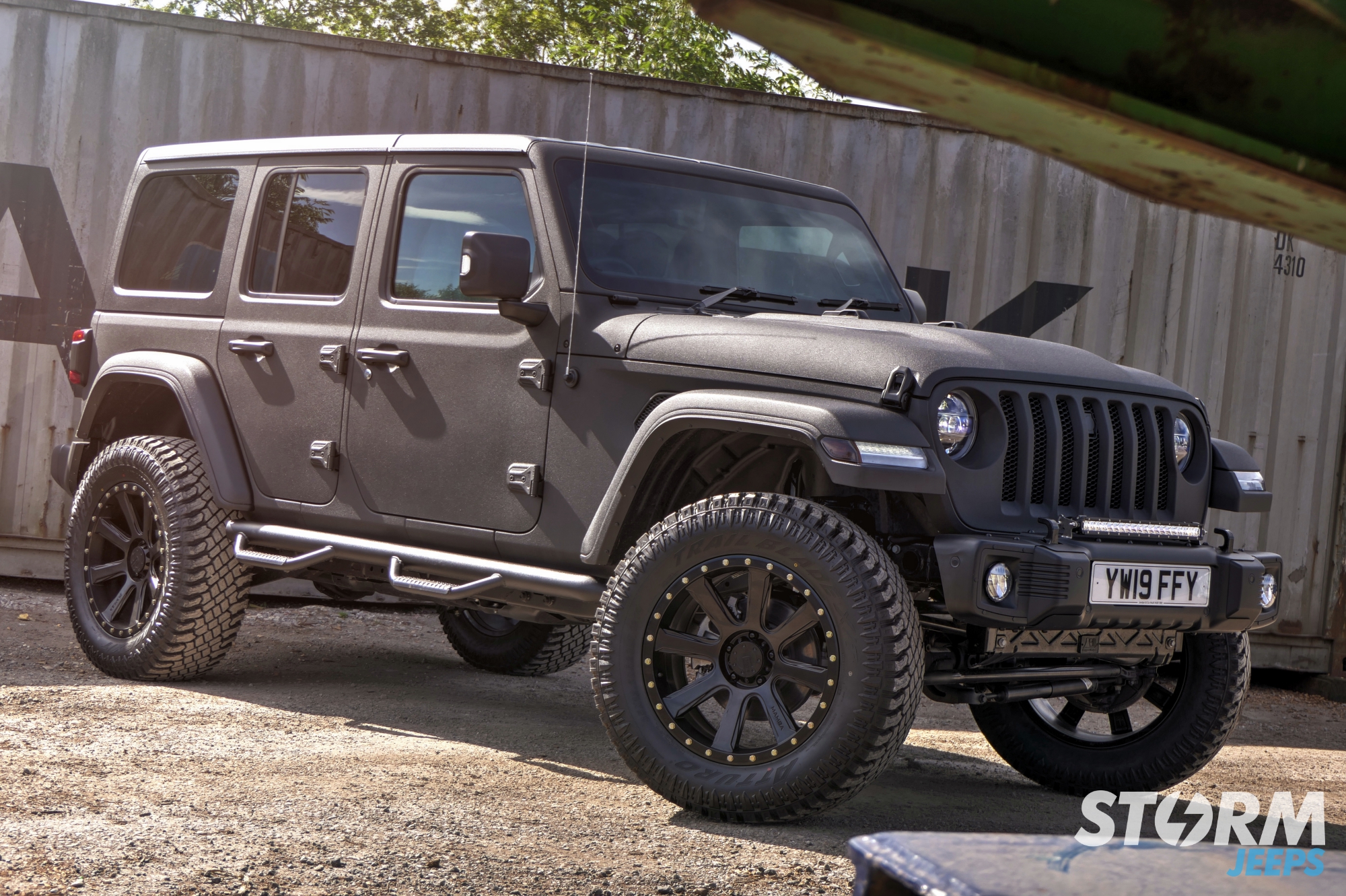 Rugged Ridge Spartan Nerf Bar Kit Textured Black - 2018+ Jeep JL Rugged Ridge Spartan Nerf Bar Kit Textured Black - 2018+ Jeep JL