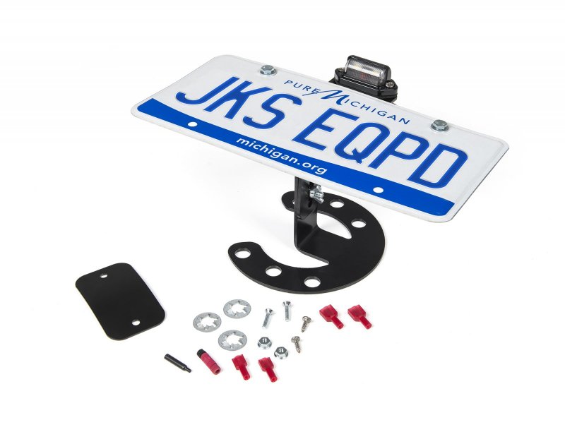 Spare Tire License Plate Mount (8211) Jeepey Jeep parts, spares and  accessories